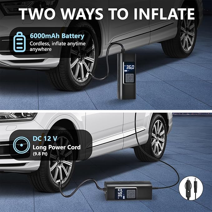 Portable Air Compressor Tire Inflator