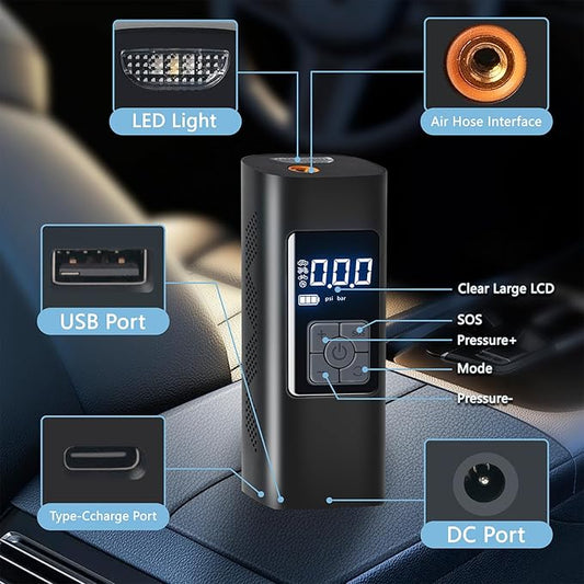 Portable Air Compressor Tire Inflator